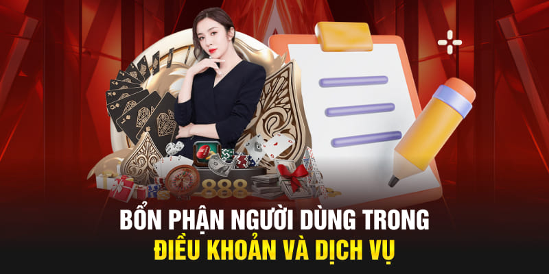 Bổn phận người dùng trong điều khoản và dịch vụ