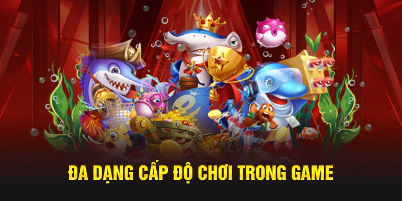 Đa dạng cấp độ chơi trong game